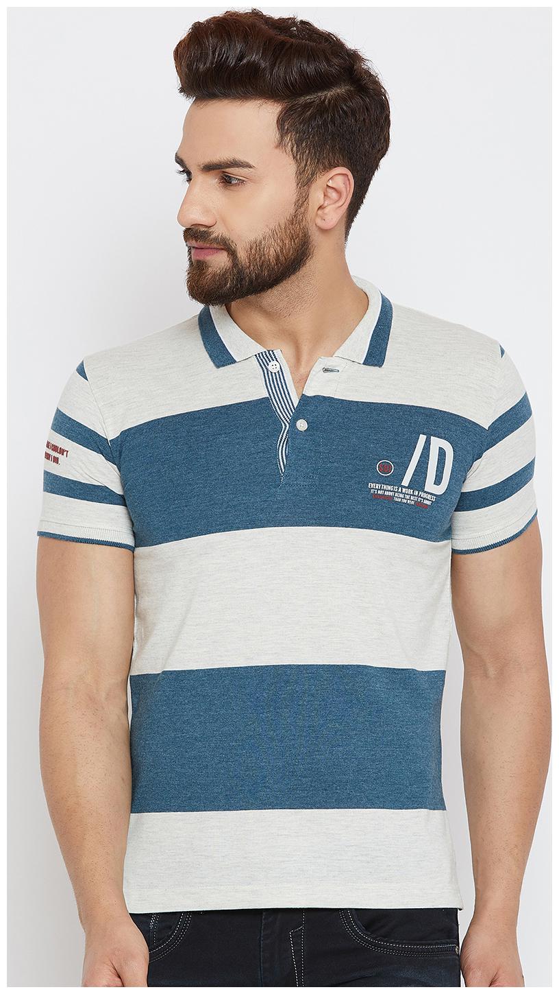 

Duke Men Multi Slim fit Cotton Polo collar T-Shirt - Pack Of 1