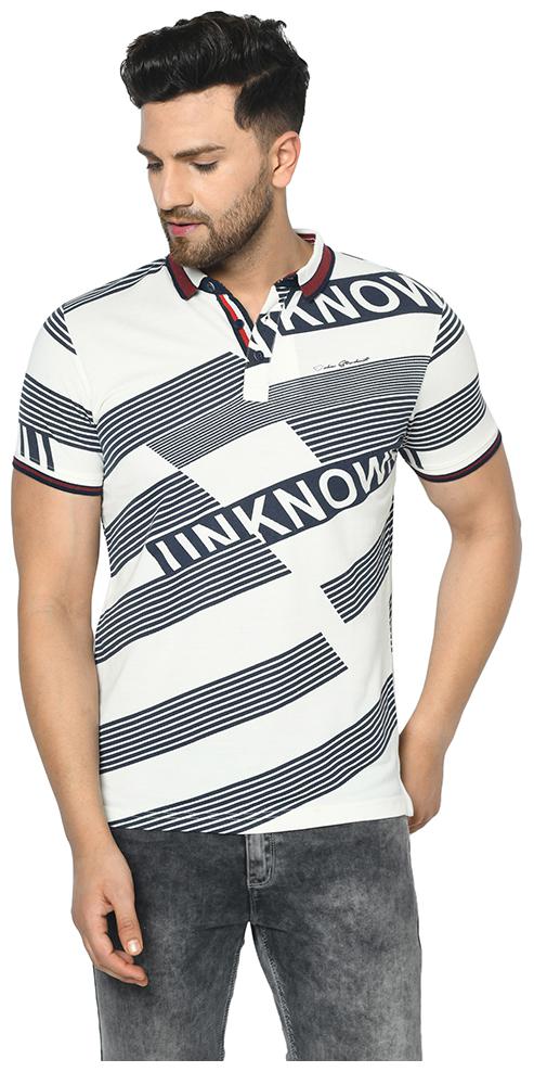 

Duke Men White Regular fit Cotton Polo collar T-Shirt - Pack Of 1