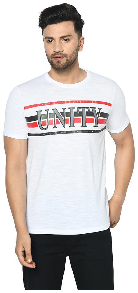 

Duke Men White Regular fit Cotton Round neck T-Shirt - Pack Of 1