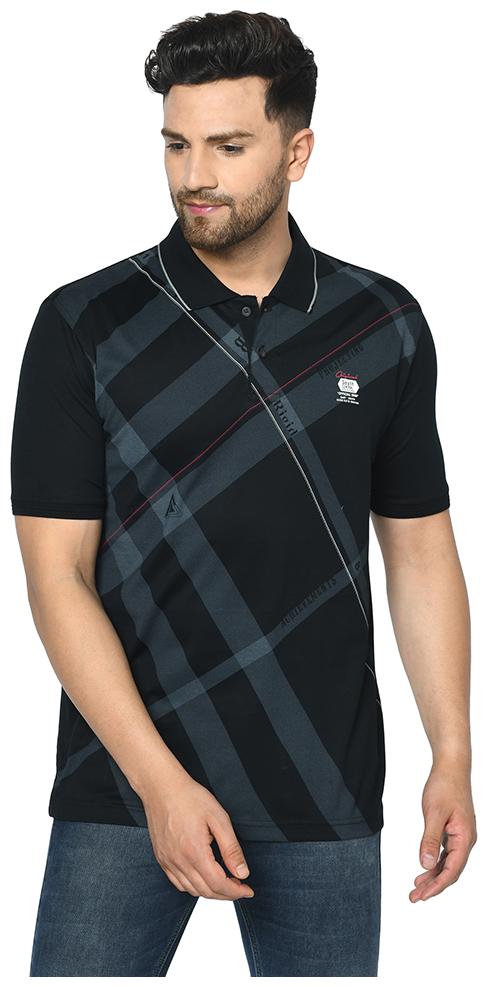 

Duke Men Black Regular fit Cotton Polo collar T-Shirt - Pack Of 1