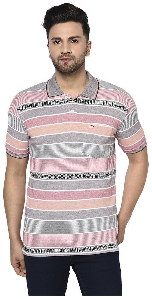 

Duke Men Multi Regular fit Cotton Polo collar T-Shirt - Pack Of 1