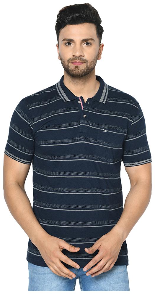 

Duke Men Blue Regular fit Cotton Polo collar T-Shirt - Pack Of 1