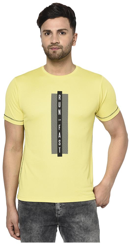 

Duke Men Yellow Regular fit Cotton Round neck T-Shirt - Pack Of 1