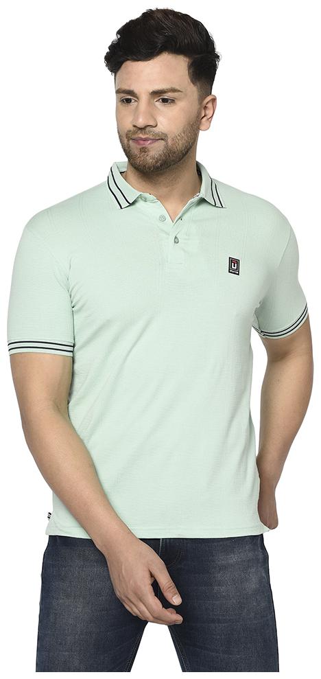 

Duke Men Green Regular fit Cotton Polo collar T-Shirt - Pack Of 1