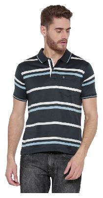 

Duke Men Grey Regular fit Cotton Blend Polo collar T-Shirt - Pack Of 1