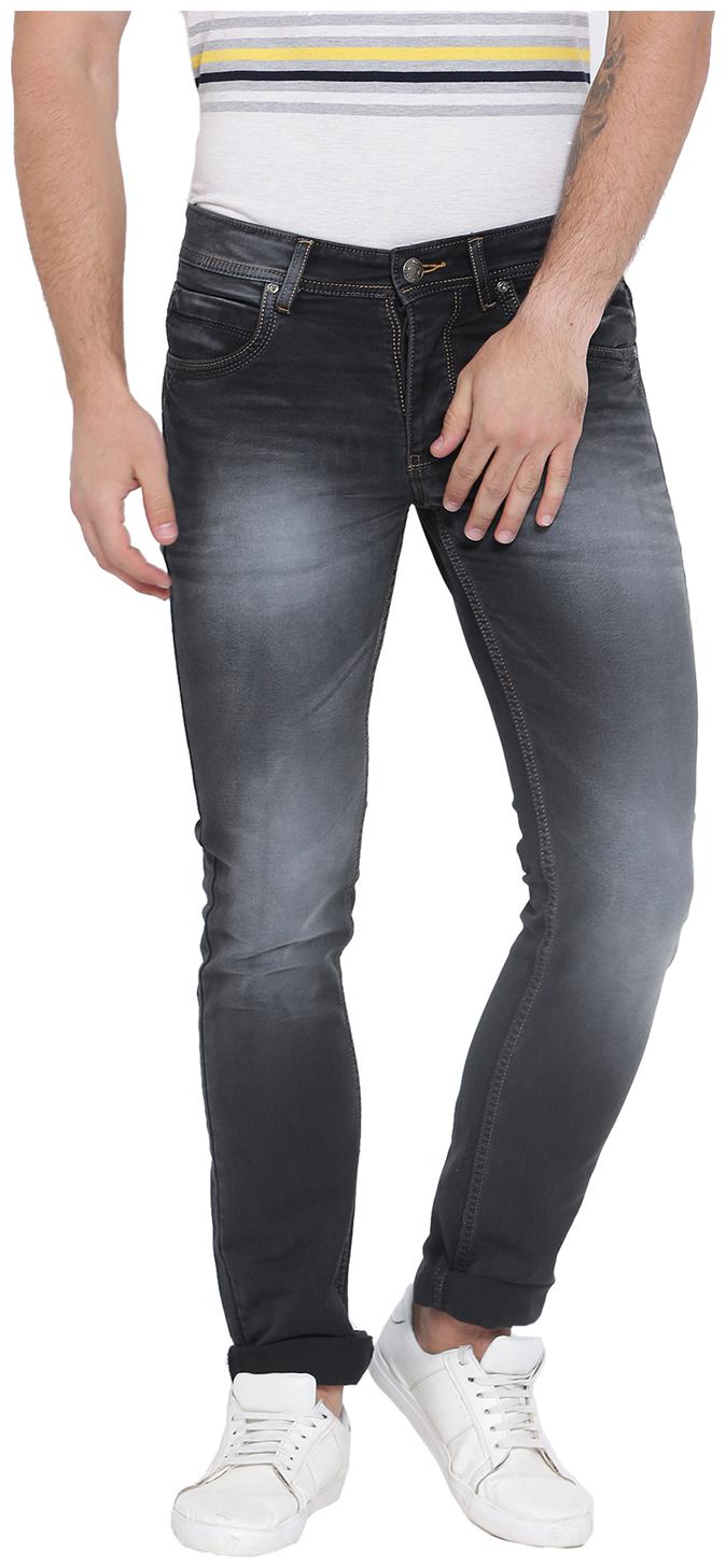 

Duke Men Grey Regular Fit Jeans