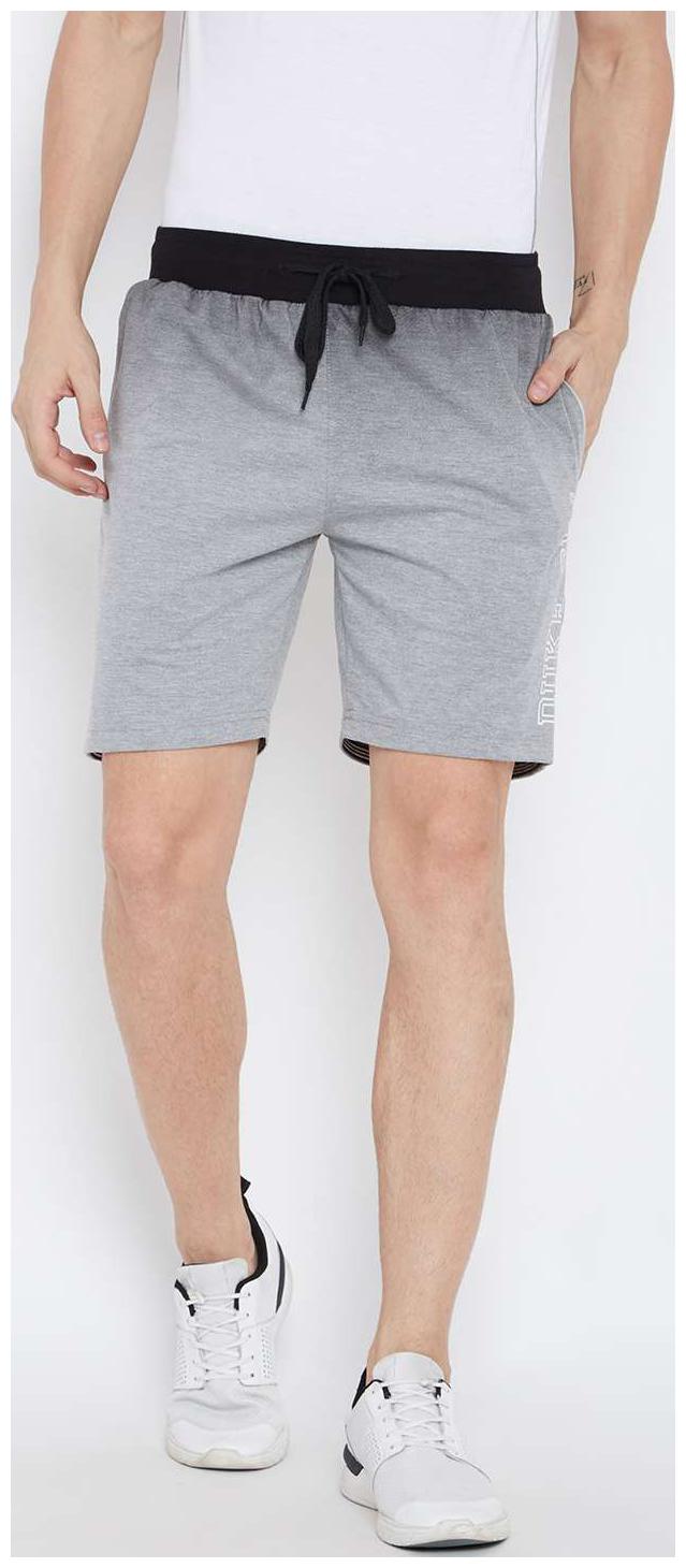 

Duke Men Grey Regular Fit Regular Shorts
