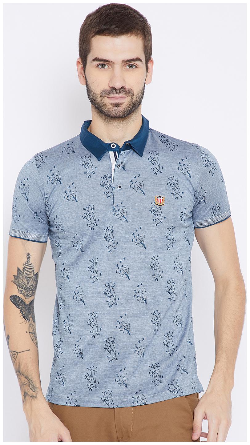 

Duke Men Blue Regular fit Cotton Polo collar T-Shirt - Pack Of 1