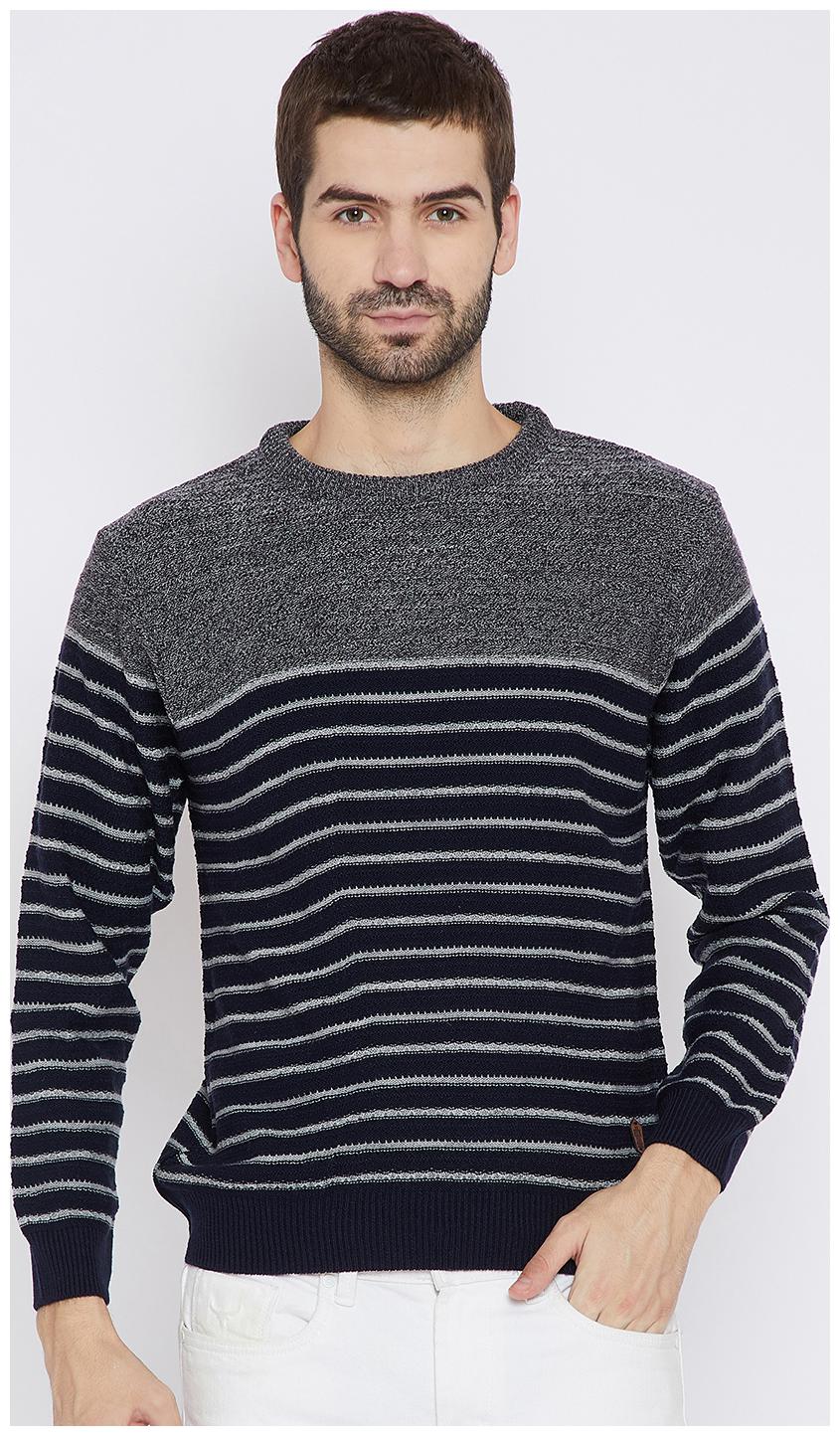 

Duke Men Blue Round neck Pullover