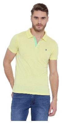 

Duke Men Yellow Regular fit Cotton Blend Polo collar T-Shirt - Pack Of 1
