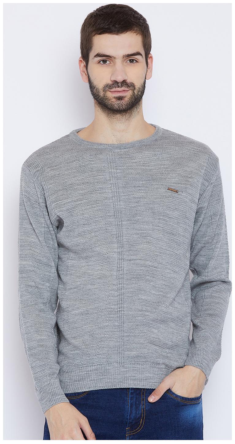 

Duke Men Grey Round neck Pullover