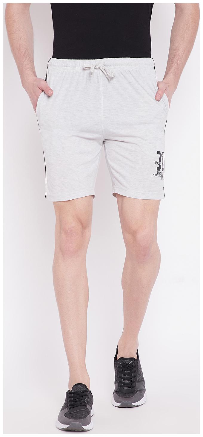 

Duke Men White Slim Fit Regular Shorts