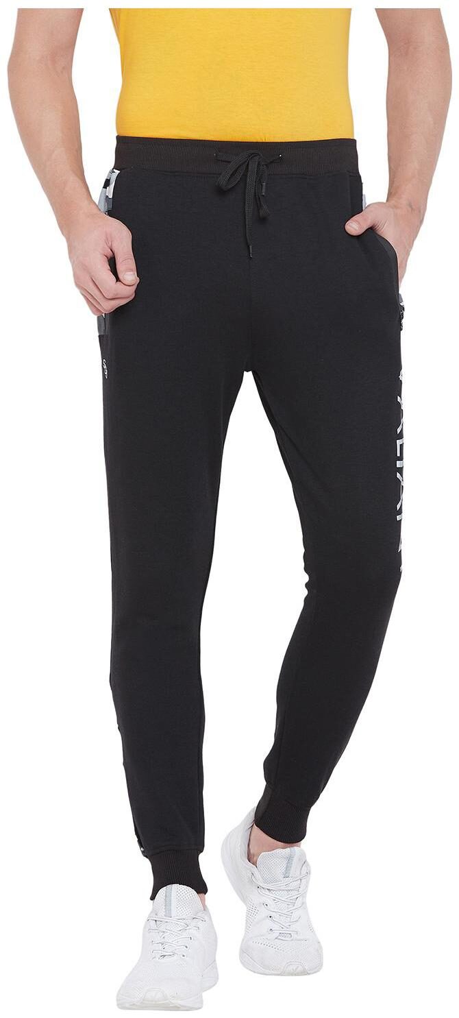 

Duke Men Black Solid Regular fit Joggers