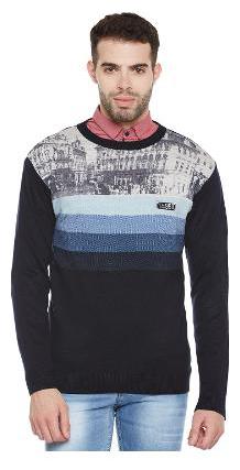 

Duke Men Black High neck Pullover
