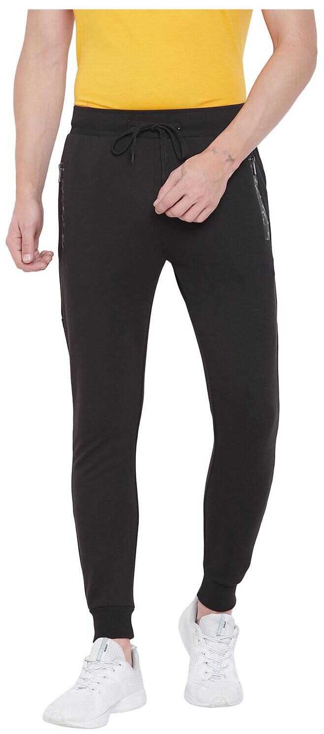

Duke Men Black Solid Regular fit Joggers