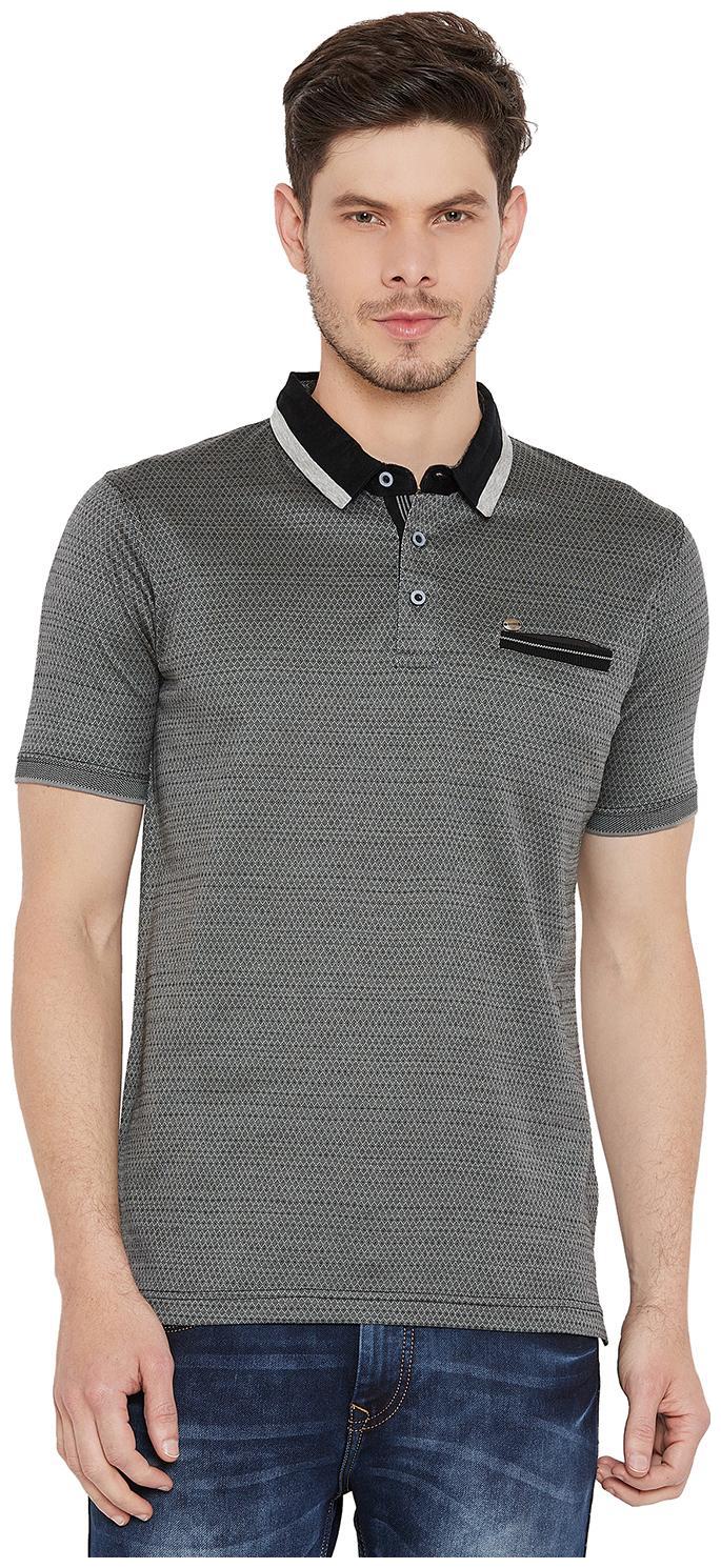 

Duke Men Black Regular fit Cotton Polo collar T-Shirt - Pack Of 1