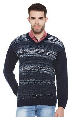 

Duke Men Blue V neck Pullover