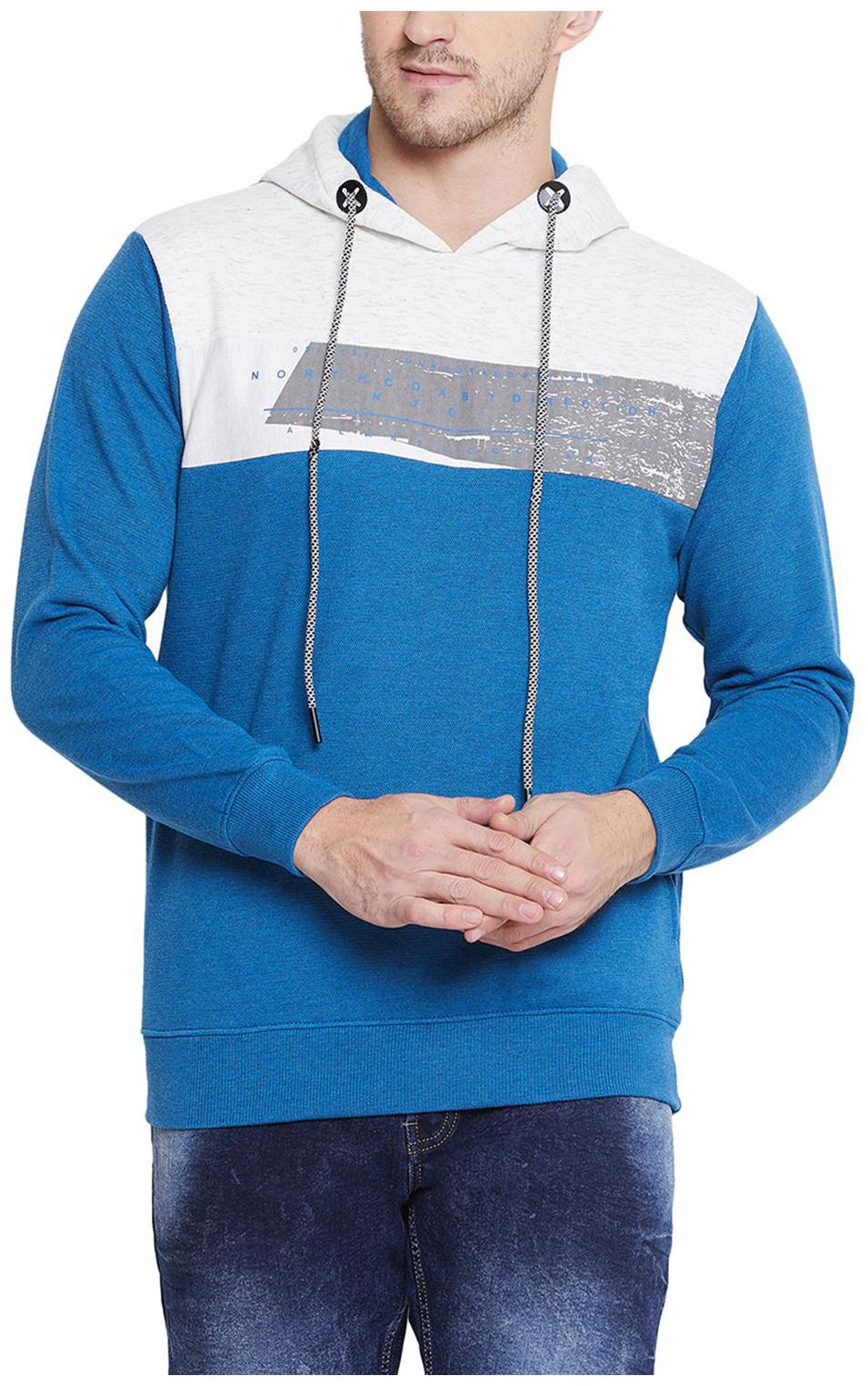 

Duke Men Blue Hooded Sweatshirt
