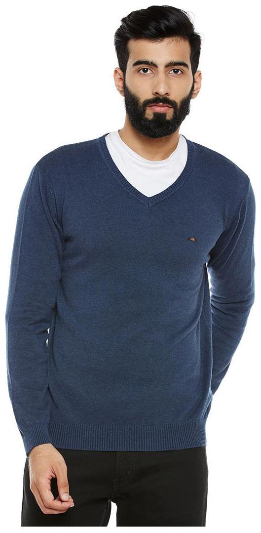 

Duke Men Blue V neck Pullover
