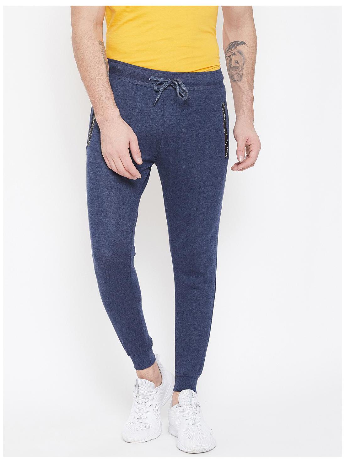 

Duke Men Blue Solid Regular fit Joggers