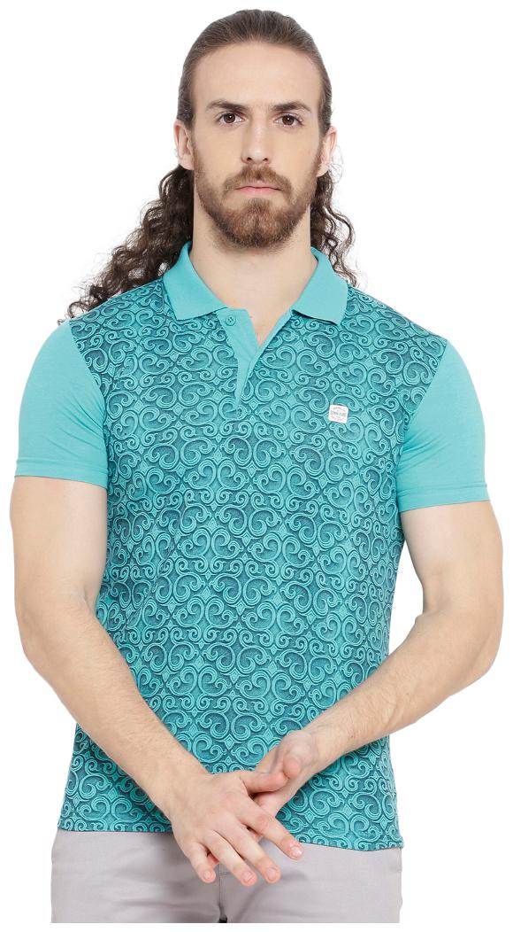 

Duke Men Green Regular fit Cotton Polo collar T-Shirt - Pack Of 1