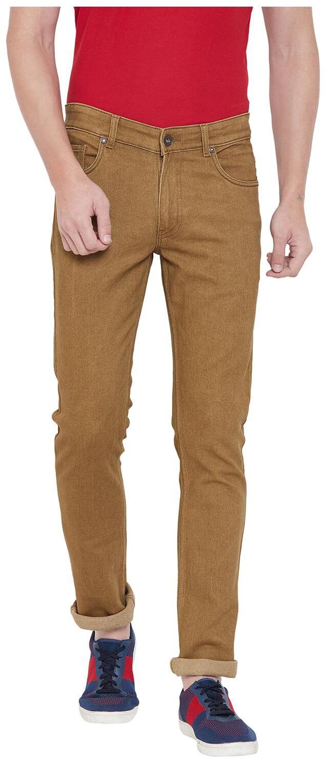 

Duke Men Brown Regular Fit Jeans