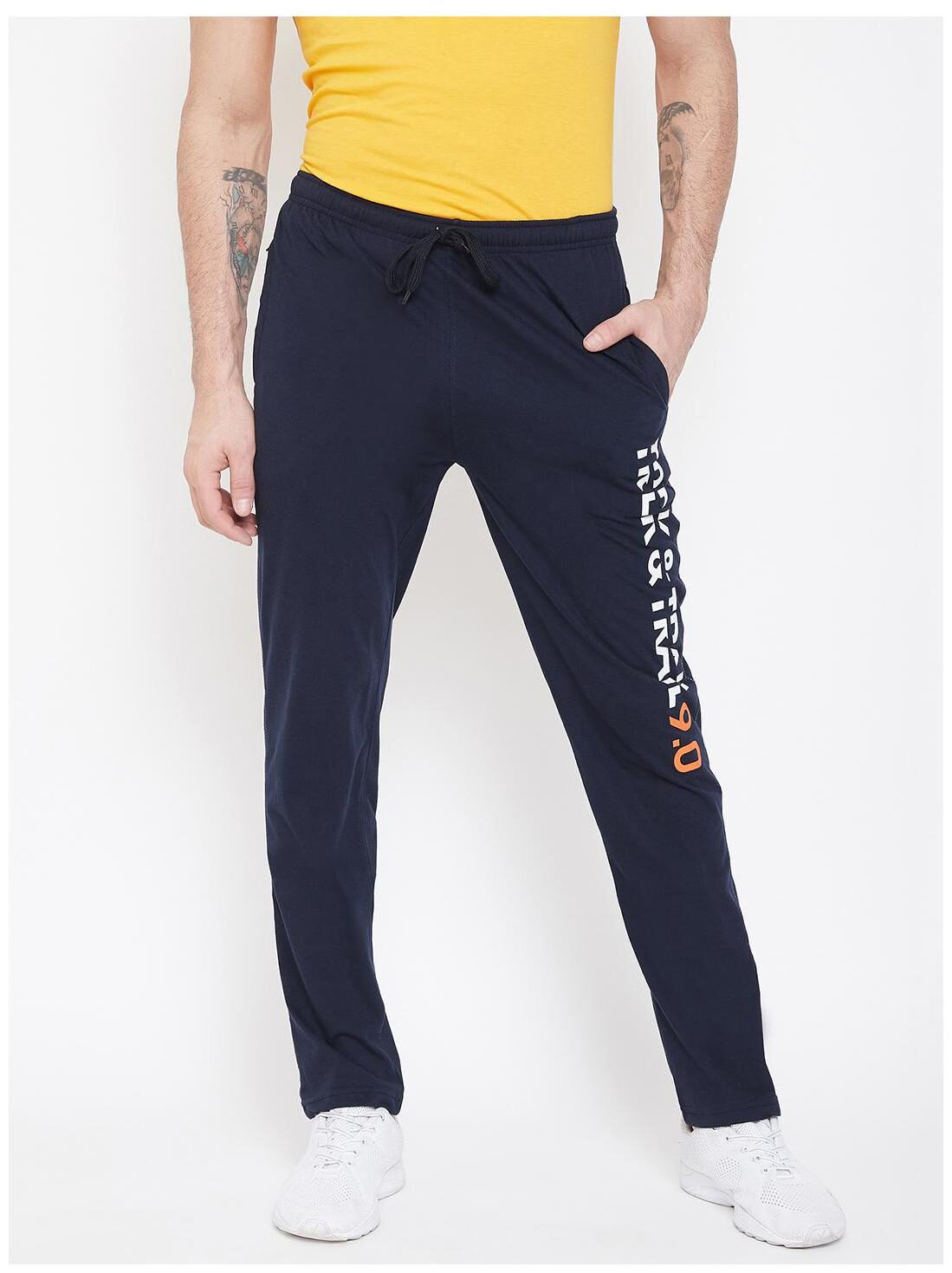 

Duke Men Cotton Track Pants Blue
