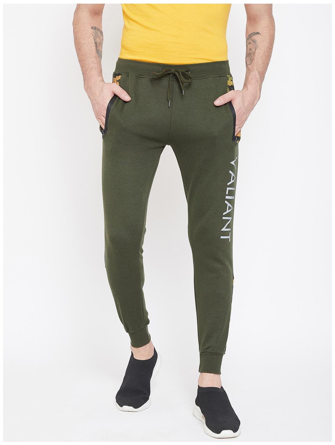

Duke Men Cotton Track Pants Green