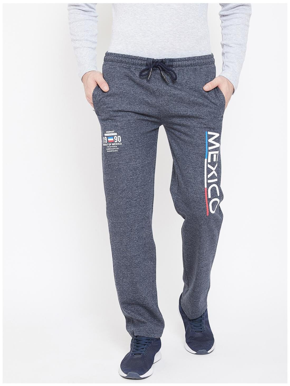 

Duke Men Cotton Track Pants Blue