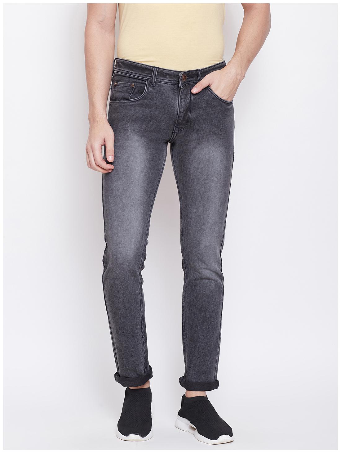 

Duke Men Grey Regular Fit Jeans
