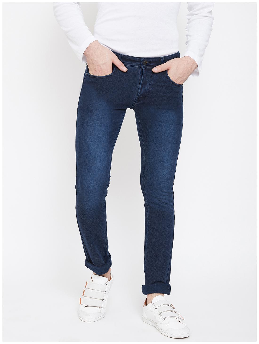 

Duke Men Navy Blue Regular Fit Jeans