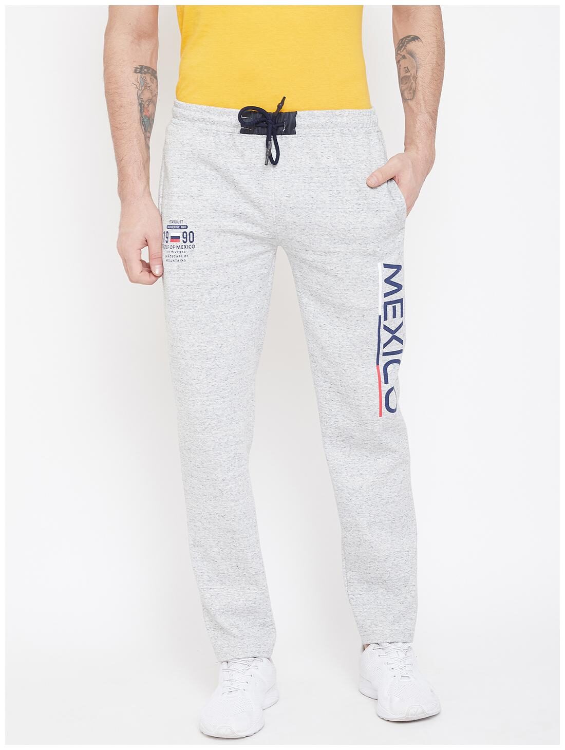 

Duke Men Cotton Track Pants Grey
