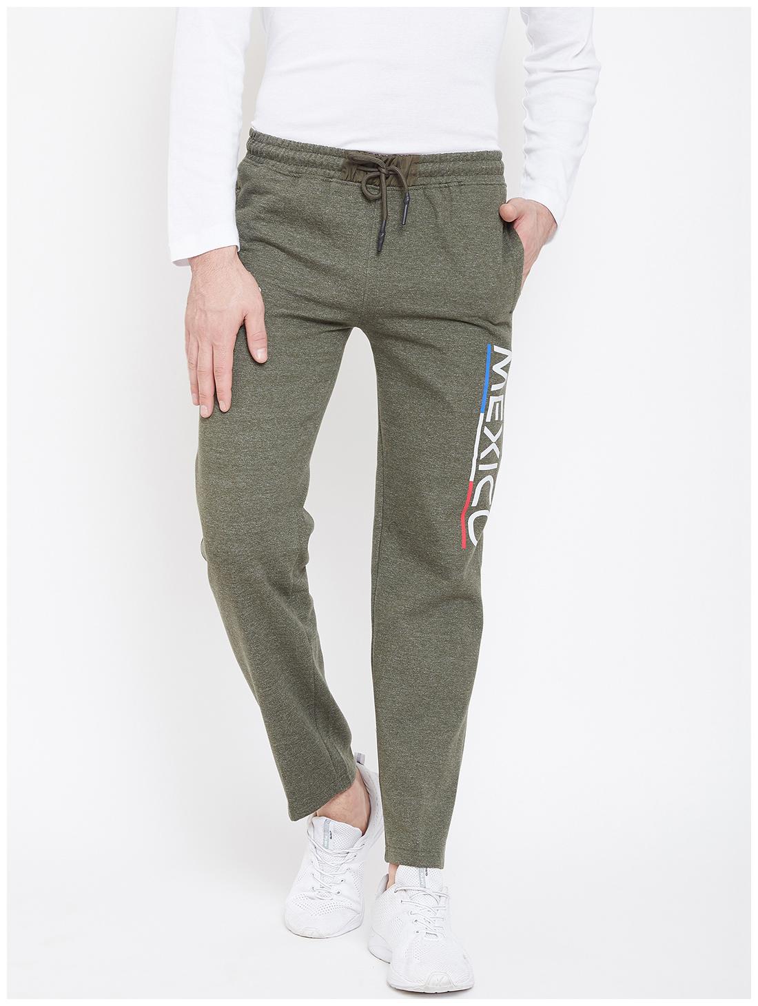 

Duke Men Cotton Track Pants Green