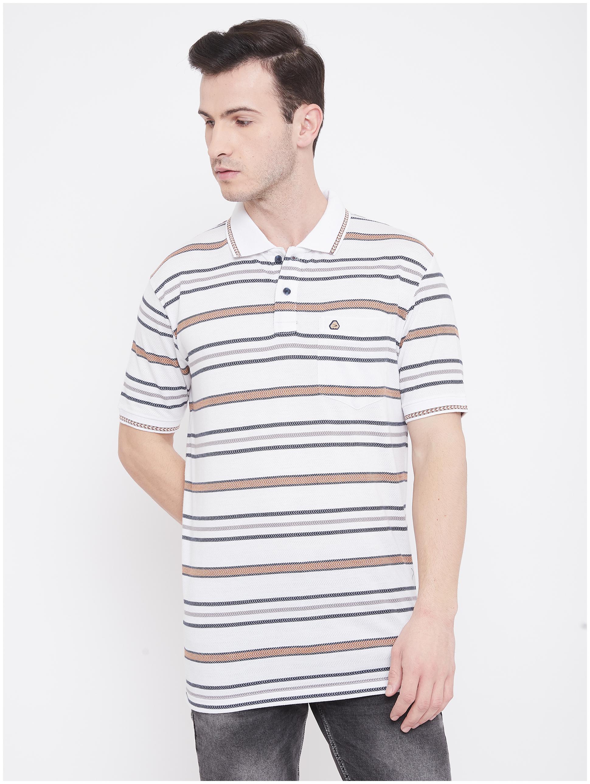 

Duke Men Multi Regular fit Cotton Polo collar T-Shirt - Pack Of 1