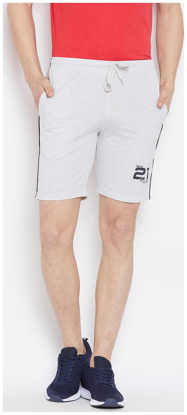 

Duke Men White Regular Fit Regular Shorts