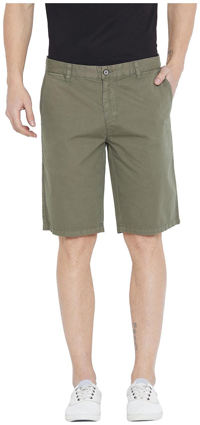 

Duke Men Green Regular Fit Regular Shorts
