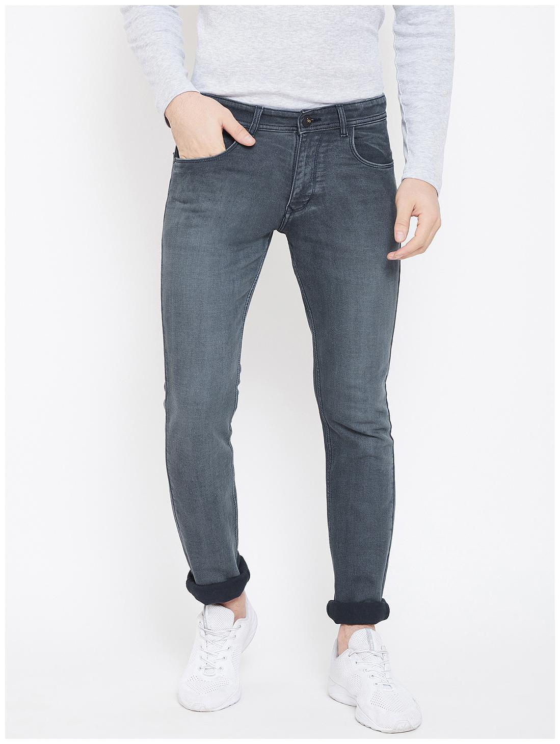 

Duke Men Grey Regular Fit Jeans