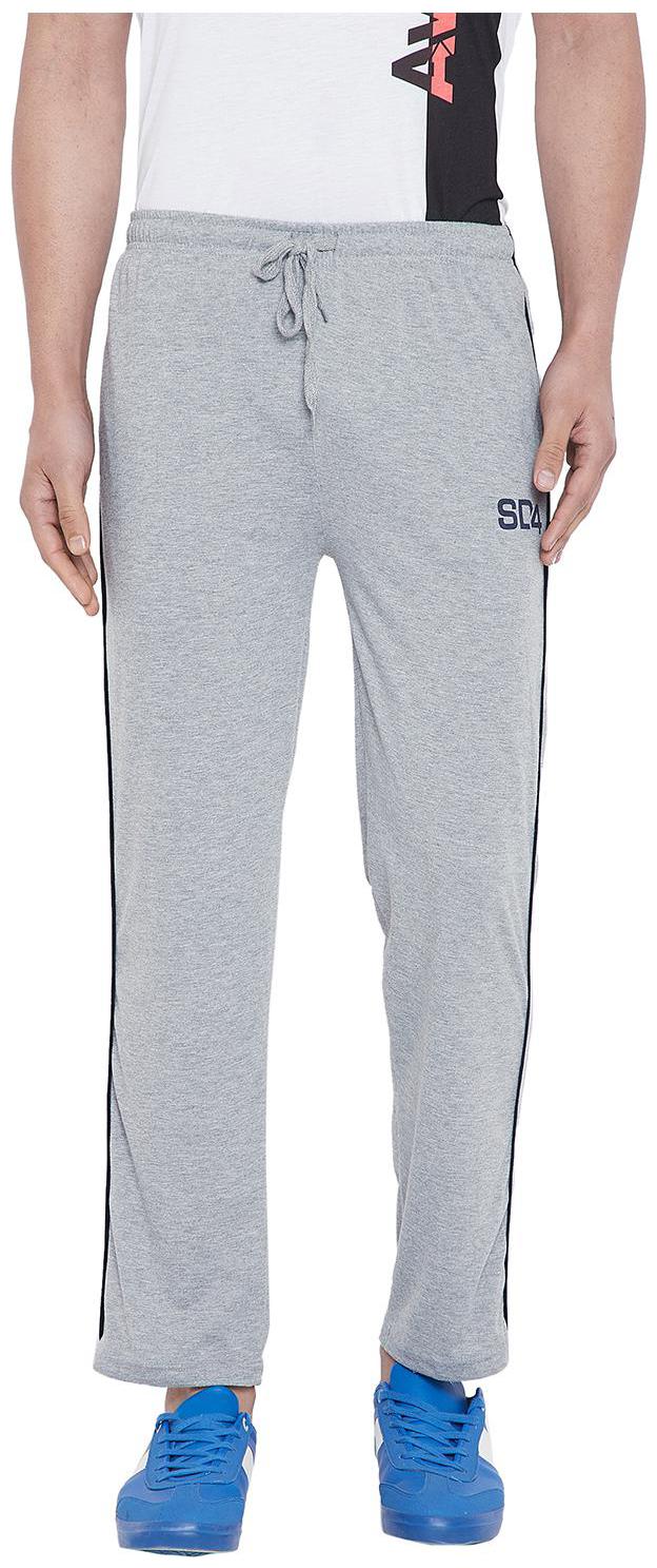 

Duke Men Grey Solid Regular fit Track pants