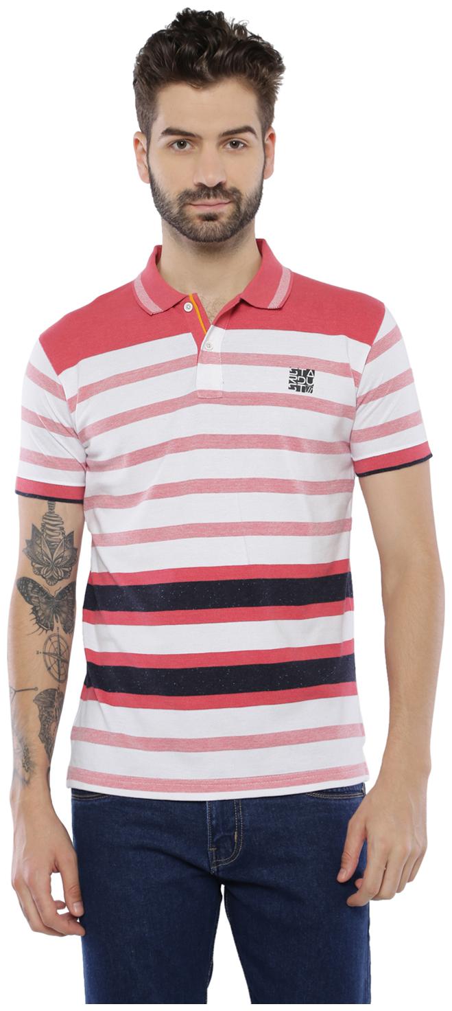 

Duke Men Multi Regular fit Cotton Polo collar T-Shirt - Pack Of 1
