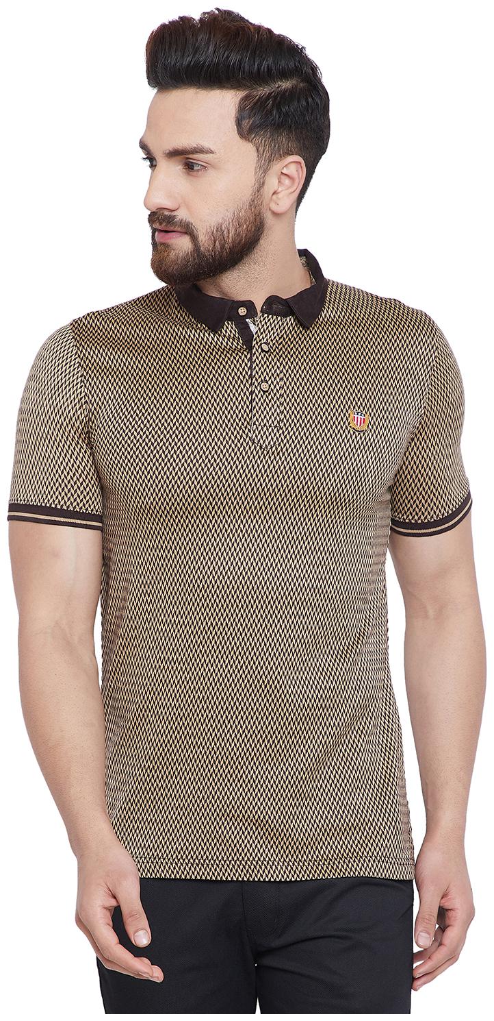 

Duke Men Brown Regular fit Cotton Polo collar T-Shirt - Pack Of 1