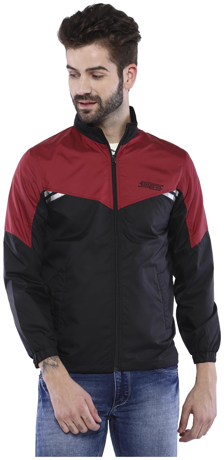 

Duke Men Black Solid Biker jacket