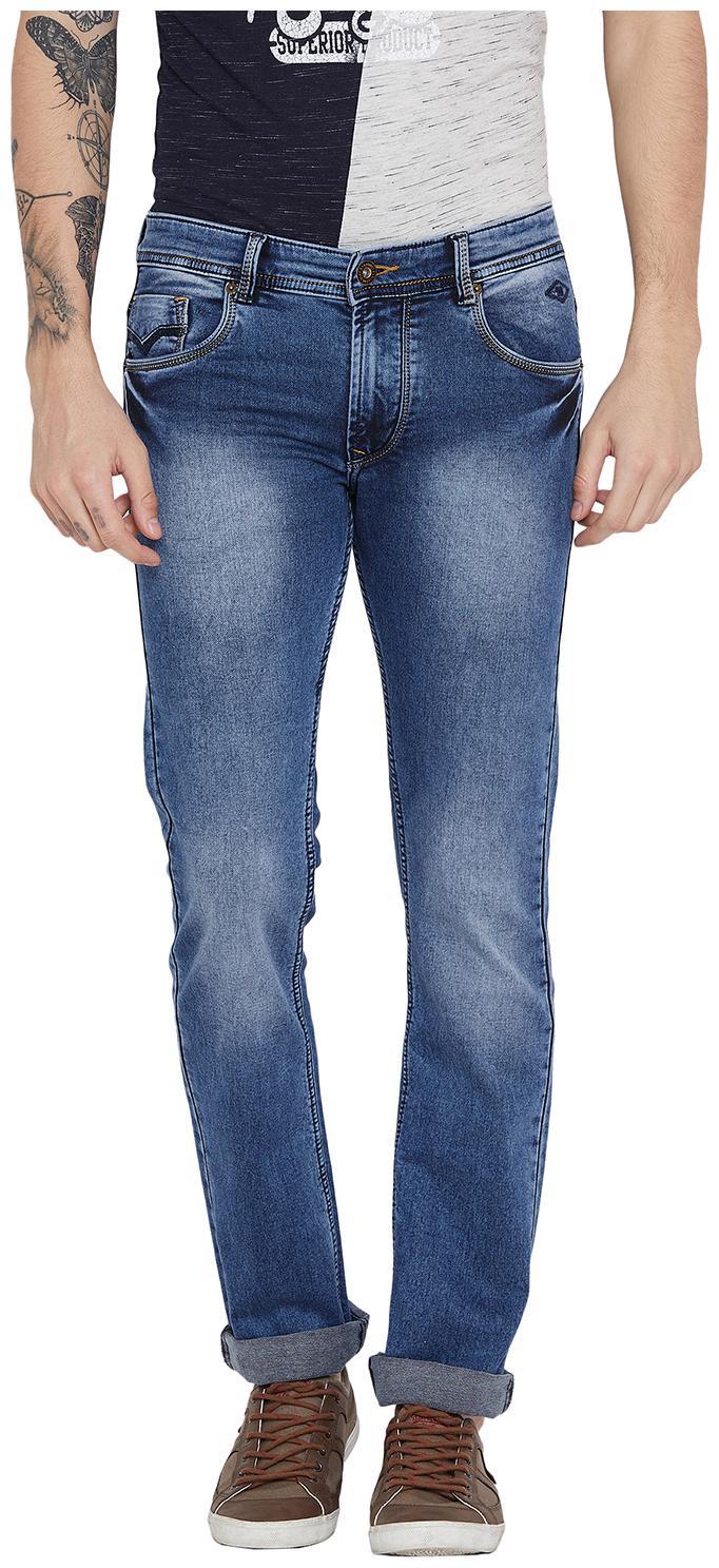 

Duke Men Navy Blue Slim Fit Jeans