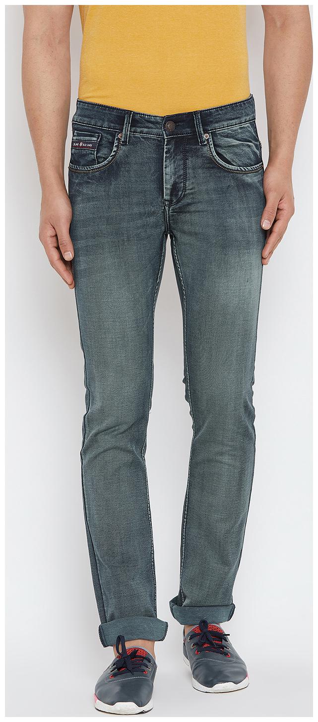 

Duke Men Grey Slim Fit Jeans