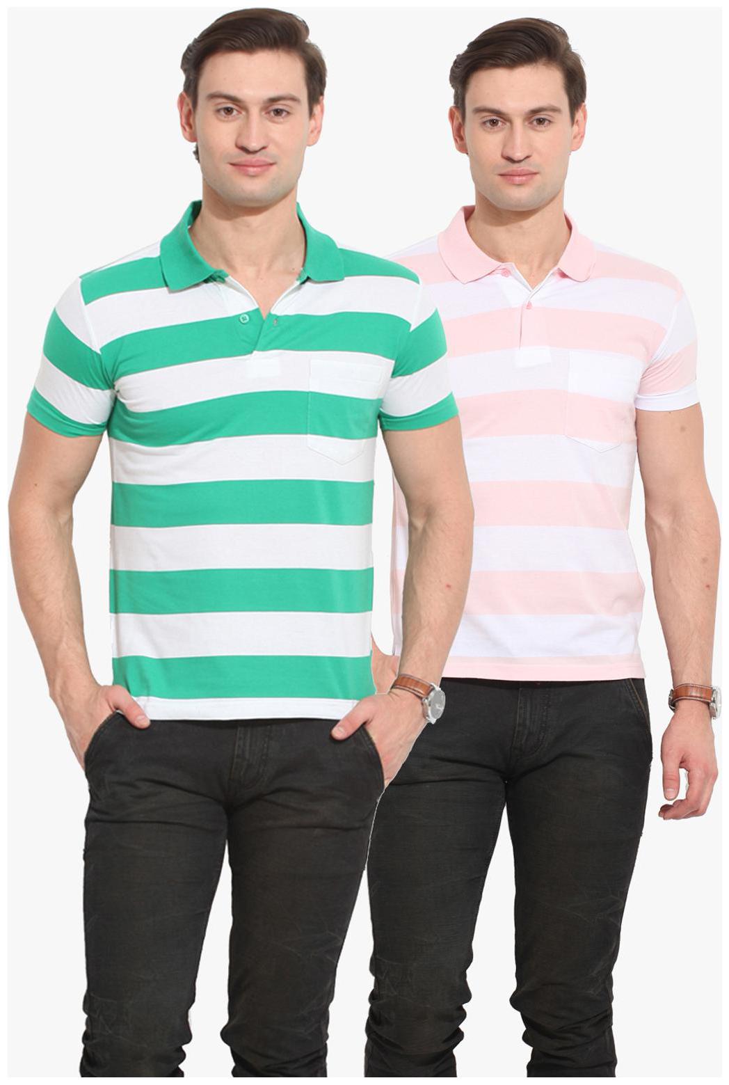 

Duke Men Multi Regular fit Cotton Round neck T-Shirt - Pack Of 2