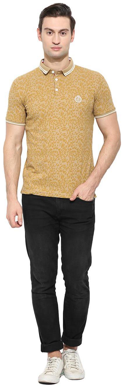 

Duke Men Yellow Regular fit Cotton Polo collar T-Shirt - Pack Of 1