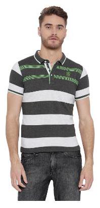

Duke Men Grey Regular fit Cotton Blend Polo collar T-Shirt - Pack Of 1
