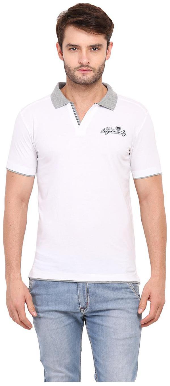 

Duke Men White Regular fit Cotton Polo collar T-Shirt - Pack Of 1