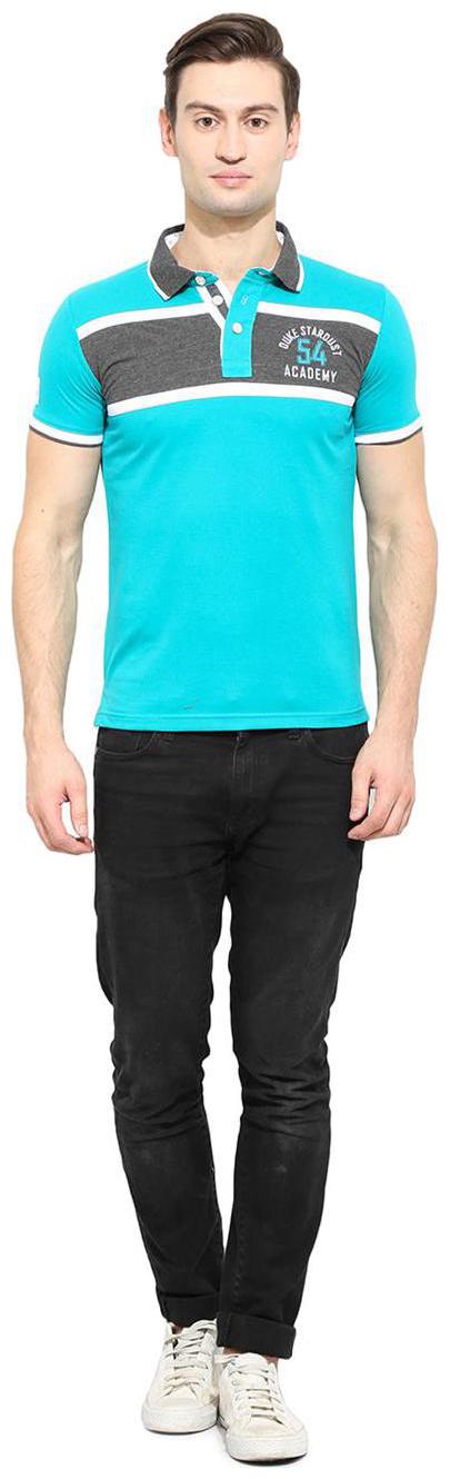 

Duke Men s Regular Fit Printed T-Shirt - Blue