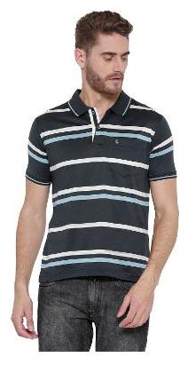 

Duke Men Grey Regular fit Cotton Blend Polo collar T-Shirt - Pack Of 1