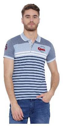 

Duke Men Blue Regular fit Cotton Blend Polo collar T-Shirt - Pack Of 1